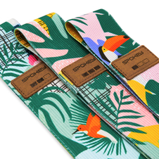 Sada 3 posilovacích bavlněných gum Spokey HOME JUNGLE SET + obal 
