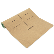 Korková jóga podložka Spokey SAVASANA LUNA, 183x61x0,4cm