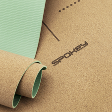 Korková jóga podložka Spokey SAVASANA LUNA, 183x61x0,4cm