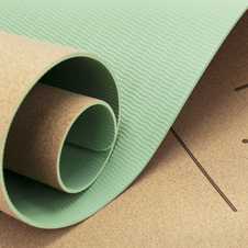 Korková jóga podložka Spokey SAVASANA LUNA, 183x61x0,4cm