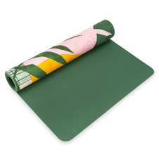 Semišová jóga podložka Spokey HOME JUNGLE, 183x61x0,4cm