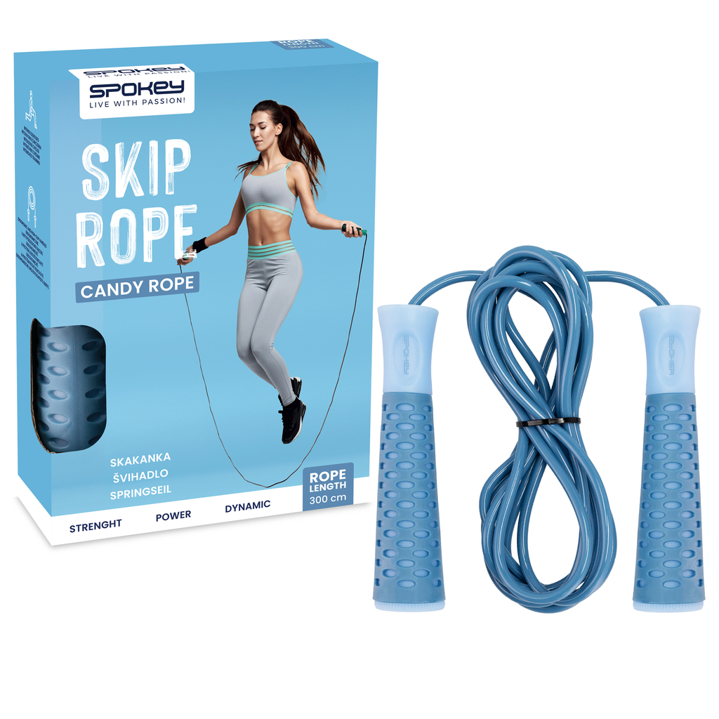 Slopes Ropes Candy Ložiskové švihadlo Spokey CANDY ROPE, modré