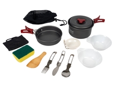 Camping set nádobí alluminium pro 1-2 osoby