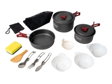 Camping set nádobí alluminium pro 2-3 osoby