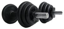 Nakládací činka jednoruční set 2x7,5kg (15kg) pogumované
