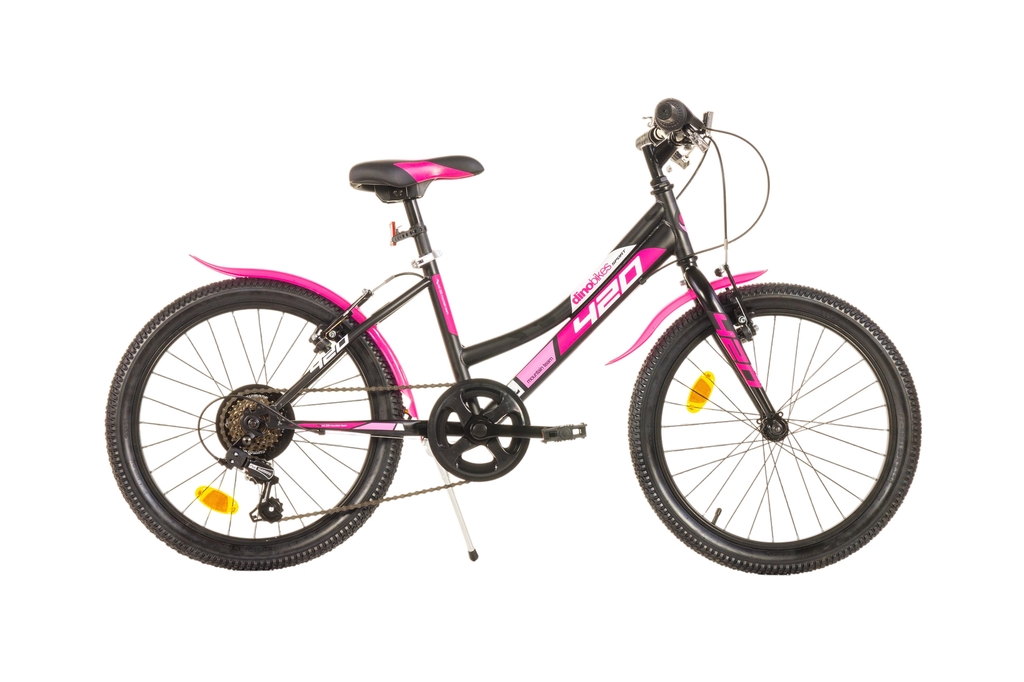 Juniorské kolo 20 Dino bikes růžovo-černé