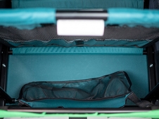 Dětský kombinovaný vozík Bellelli Trailblazer za kolo + kočárek pro 2 děti zelený