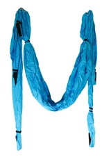 Závěs na jógu AERO YOGA s popruhy ACRA tyrkysový