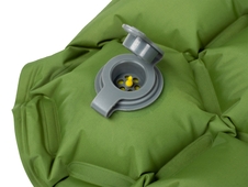 Nafukovací karimatka s polštářkem zelená 5cm