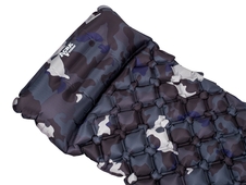 Nafukovací karimatka šedobéžová maskovací s polštářkem 5cm