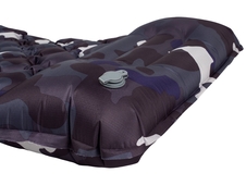 Nafukovací karimatka šedobéžová maskovací s polštářkem 5cm