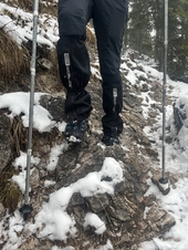 Turistický návlek komfortní Acra LTH2/1 černo/zelený - 1 pár