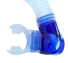 Šnorchl s vrchní krytkou a výfukem silikonový P1695