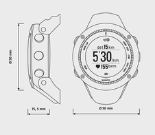 Sporttester Suunto Ambit3 Run White HR