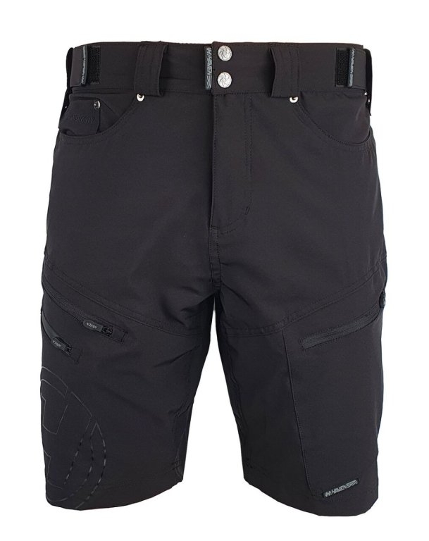 Kraťasy pánské HAVEN NAVAHO SHORTY černé s cyklovložkou