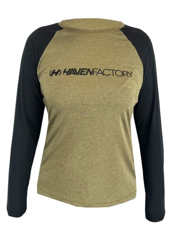 Dres dlouhý dámský HAVEN FACTORY trail černo/khaki