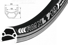 Ráfek REMERX DRAGON 719 V-brake 406x19 nýt 32děr černý