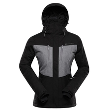 Bunda dámská ALPINE PRO COMEDA s membránou PTX černá