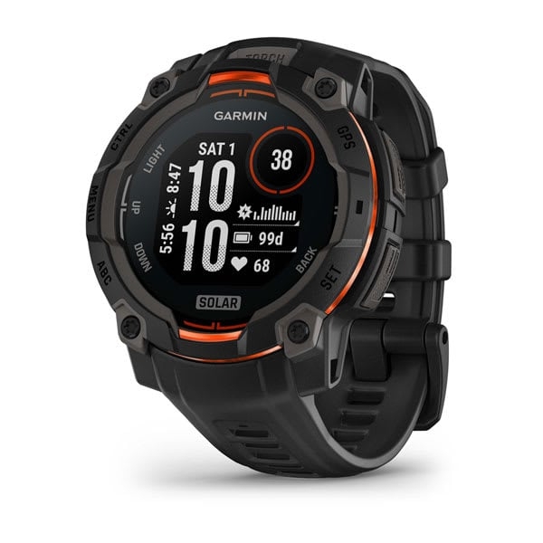 Hodinky Garmin Instinct 3 - 45mm, Solar, Black