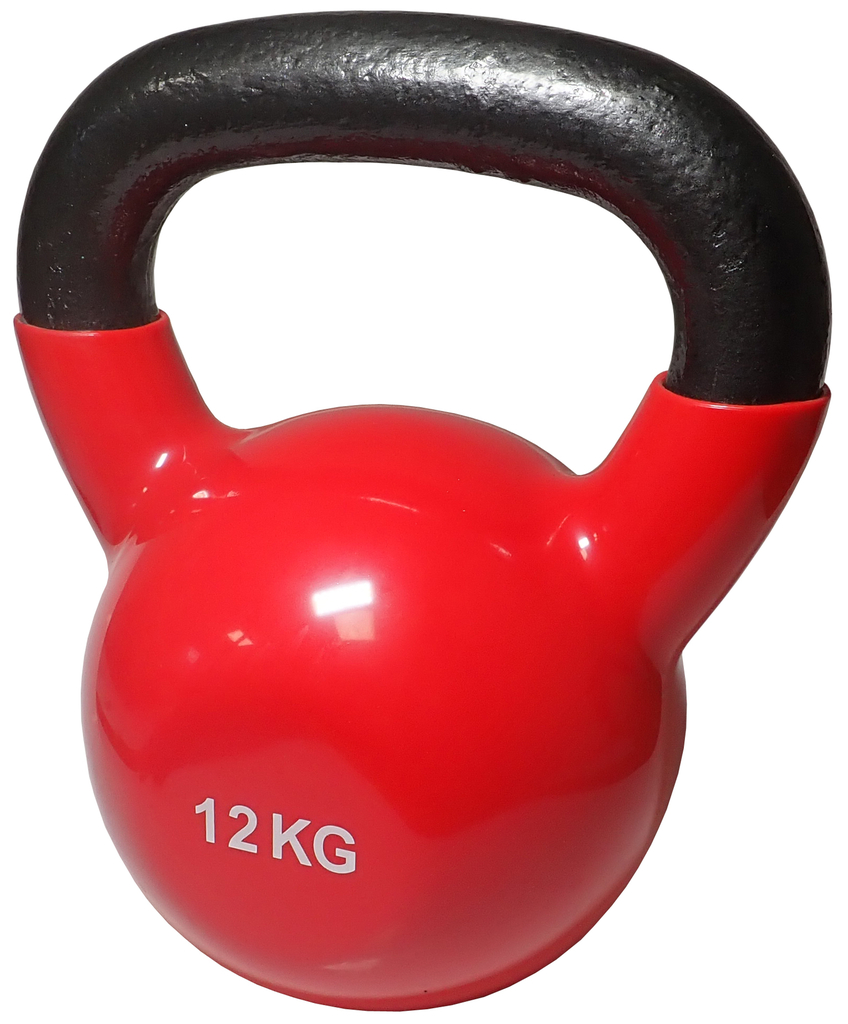 Kettlebell 12kg litina s vinylovým potahem