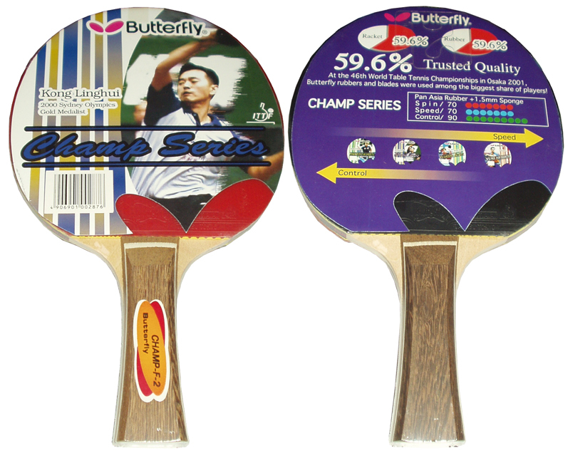 Pálka na stolní tenis Butterfly Champ F2