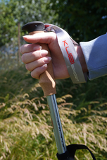 Skládací 5-dílné trekingové hole, 1 pár s příslušenstvím