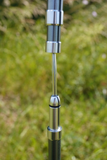 Skládací 5-dílné trekingové hole, 1 pár s příslušenstvím