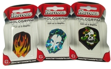 Letky k šipkám HARROWS Hologram