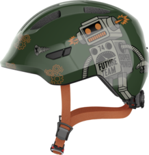 Dětská přilba Abus Smiley 3.0 green robo