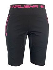 Kraťasy unisex HAVEN NALISHA SLIMFIT SHORT černo/růžová