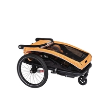 Cyklovozík pro děti XLC DUO S BS-C10 20 měsíčková/antracitová