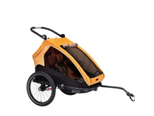 Cyklovozík pro děti XLC DUO S BS-C10 20 měsíčková/antracitová
