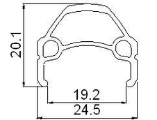 Rráfek RODI 559 Skorpion 32d černý