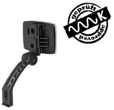 Odrazka přední M-Wave hranatá s držákem