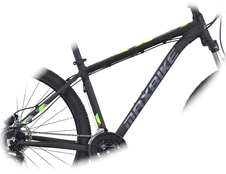 Horské kolo 29 MAXBIKE Taal černá matná-žlutá