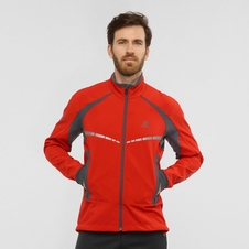 Bunda Salomon RS warm softshell M goji berry/ebony 20/21