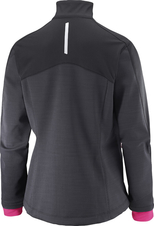 Bunda Salomon Pulse Softshell W black/pink 16/17