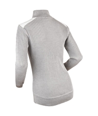 Svetr BJ Comfy W bílá/šedá 20/21