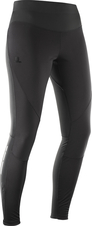 Kalhoty Salomon Agile softshell tight W black 19/20