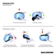 Lyžařské brýle Salomon Radium PRO sigma black rosin