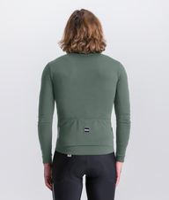Dres s dlouhým rukávem SANTINI Impetus Zip Green