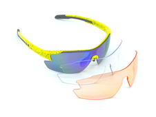 Brýle Author Vision LX SBRIGHT Orange 65 & BluRevo 13, žlutá-neonová/černá