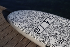 Paddleboard Jbay Zone FRA Limited Edition 320x81x15, 145kg Artistic