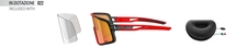Brýle SALICE 022RW black-red/RW red/clear