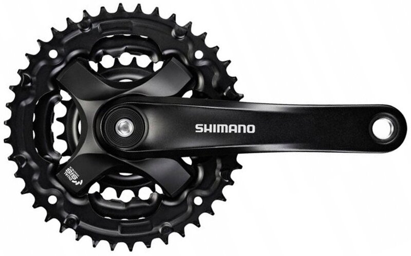 Kliky 3 SHIMANO Tourney FC-TY301-L 175mm 42-34-24z, černé