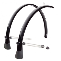 Blatníky SKS COMMUTER HYBRID 28 45mm stříbrné