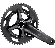 Kliky 2 Shimano GRX FC-RX600 2x11 46x30z 175mm černé