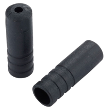 Koncovka bowdenu Jagwire open 4mm plast černé 100ks
