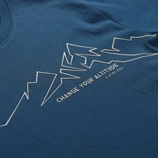 Triko pánské krátké ALPINE PRO BOLEN 2 s COOL DRY modré hory