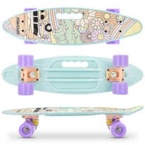 Pennyboard s rukojetí Spokey GROOVY, 56cm
